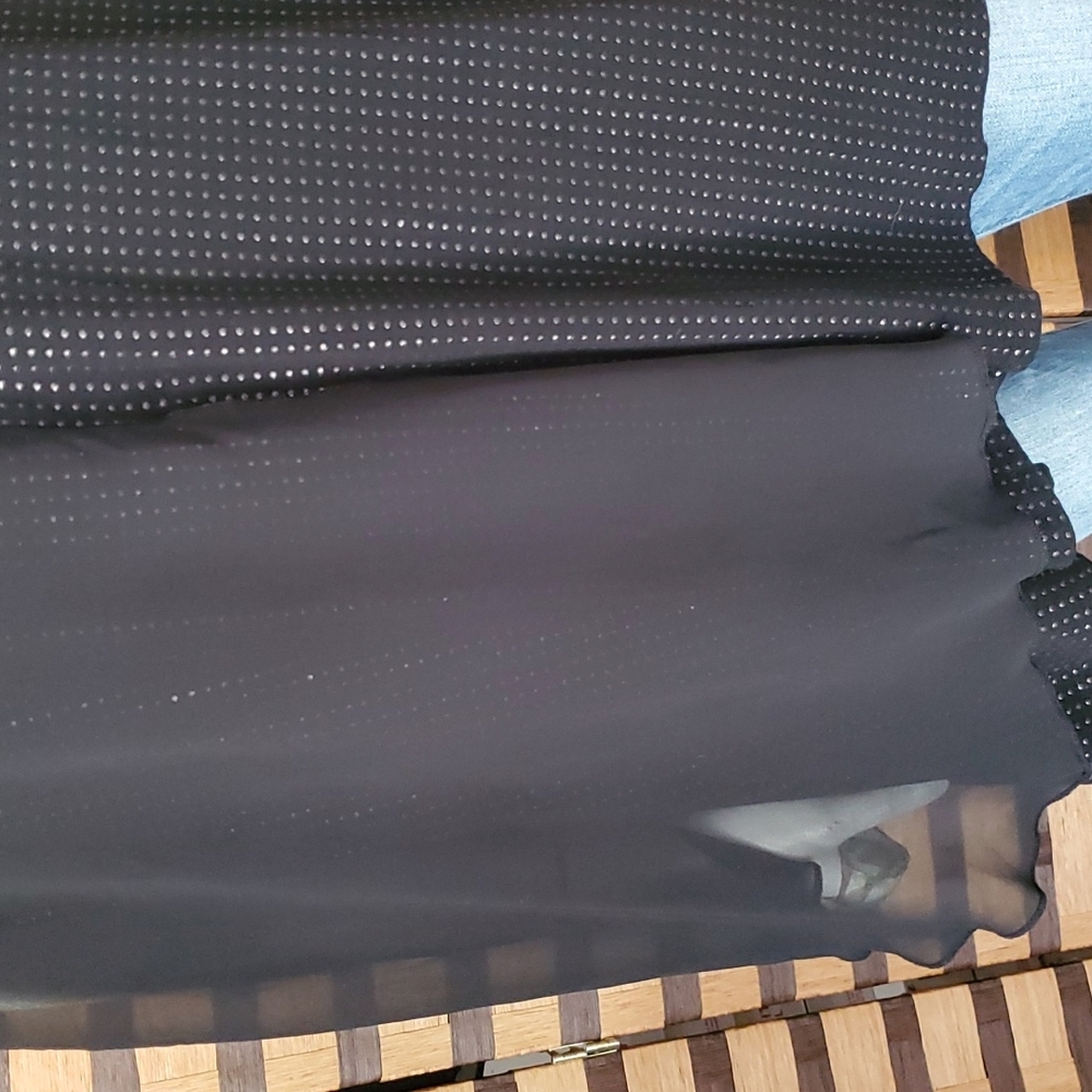 Lane Bryant Stud with Chiffon overlay one side - Picture 6 of 13